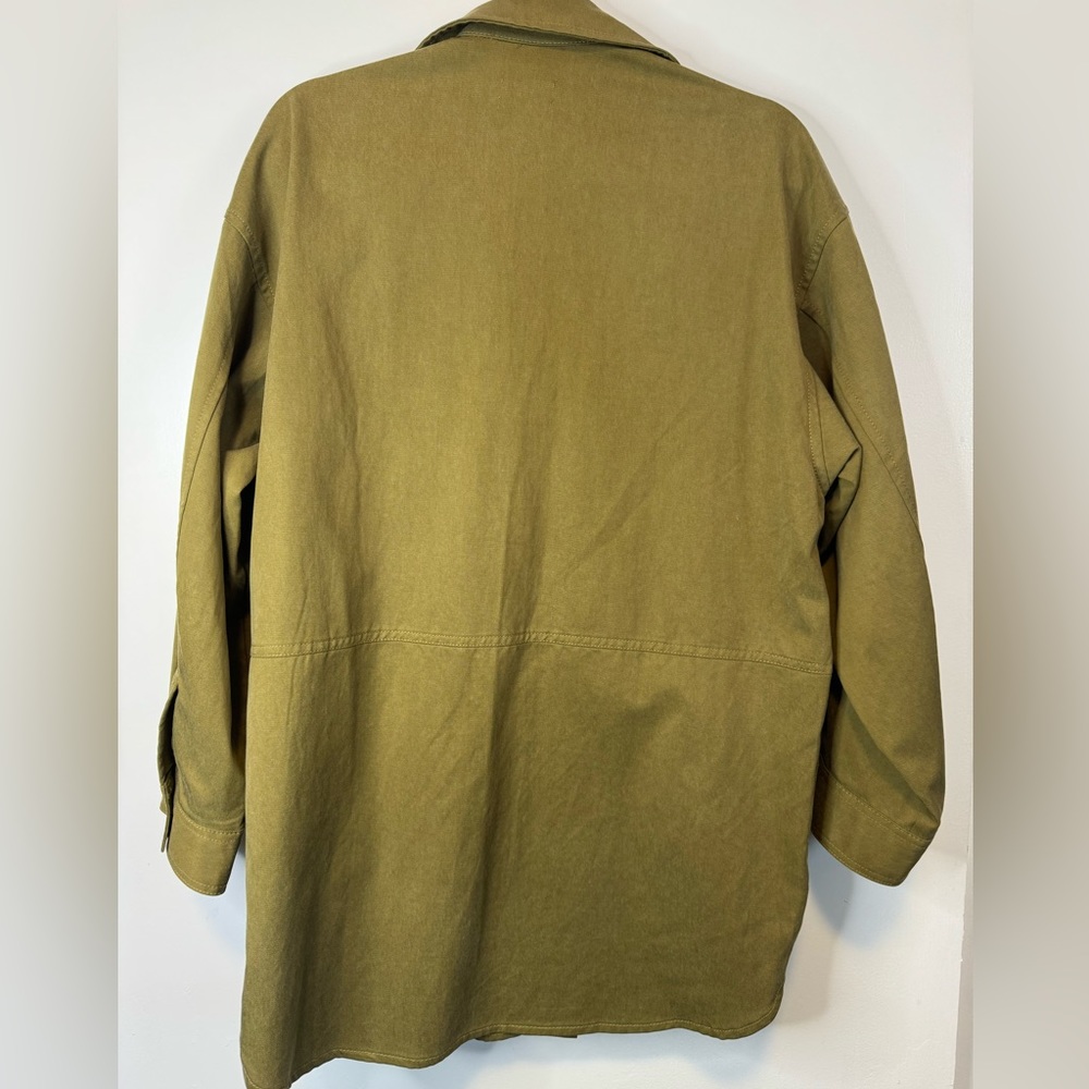 Ladies Oversized Green Jacket - Picture 3 of 3
